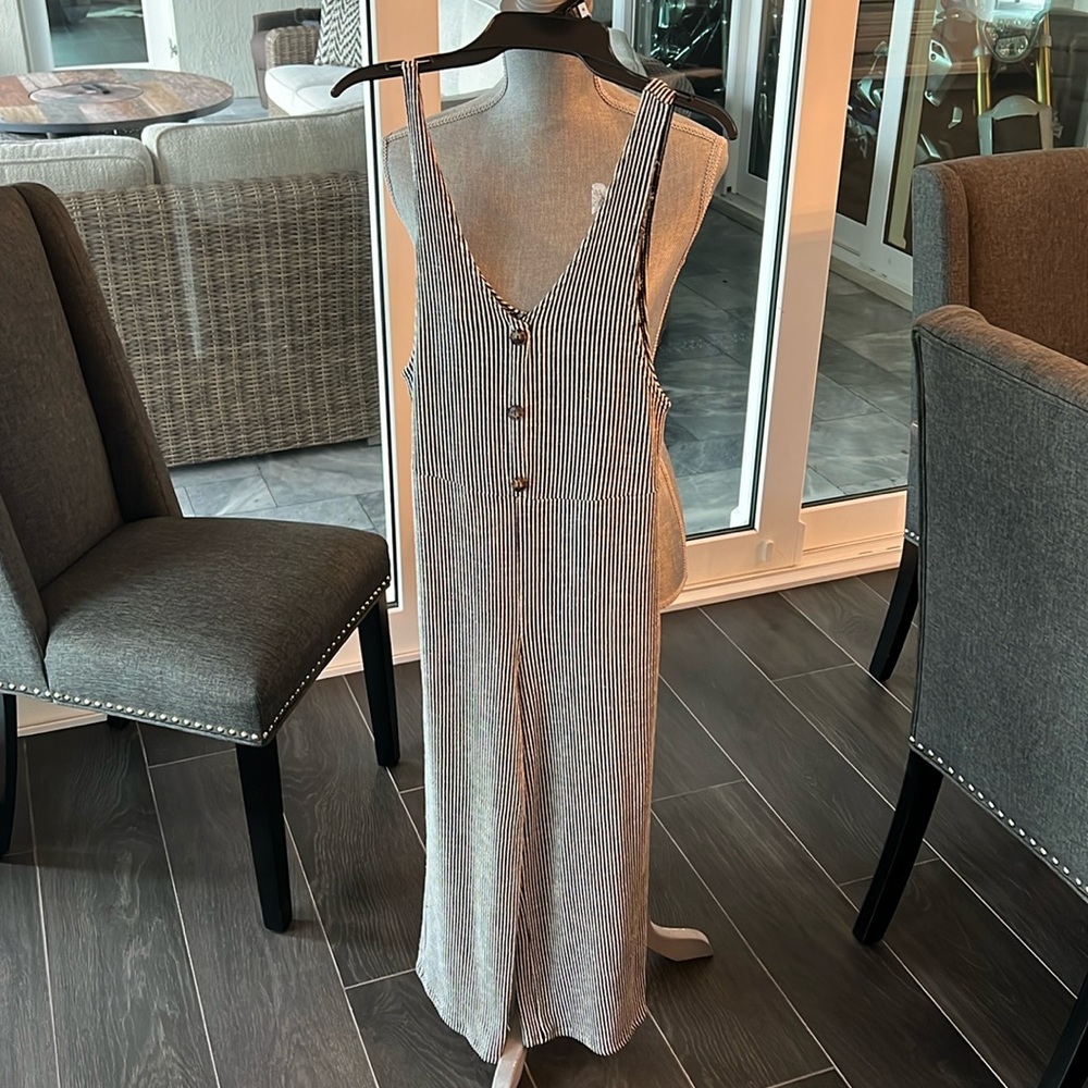 Striped Jumpsuit